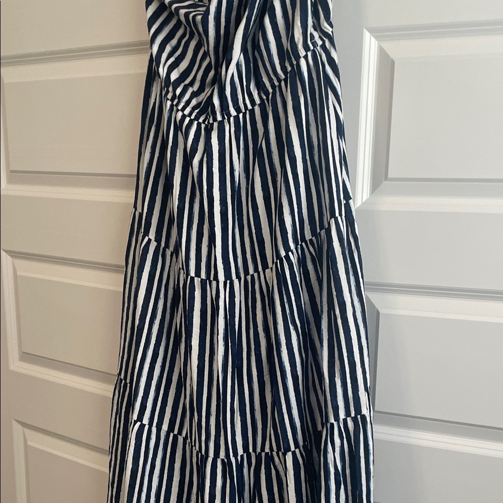 Maurices Navy and White One-Shoulder Dress - Picture 4 of 8